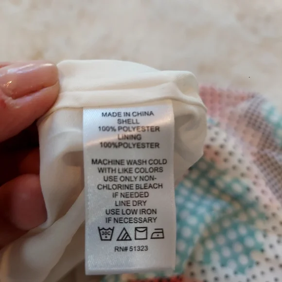 1 State Mini Skirt Polka Dot Print Side Zip Multi Color Sz S - Picture 12 of 12